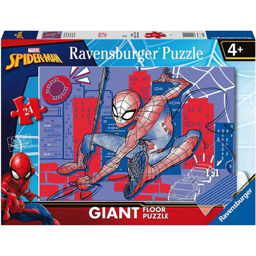 Ravensburger Spiderman Puzzle, 24 Pezzi Giant Pavimento