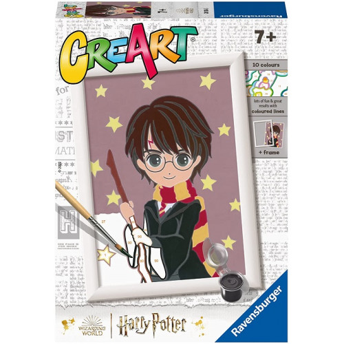 Ravensburger Creart Dipingere con i Numeri Harry Potter, Kit di Pittura