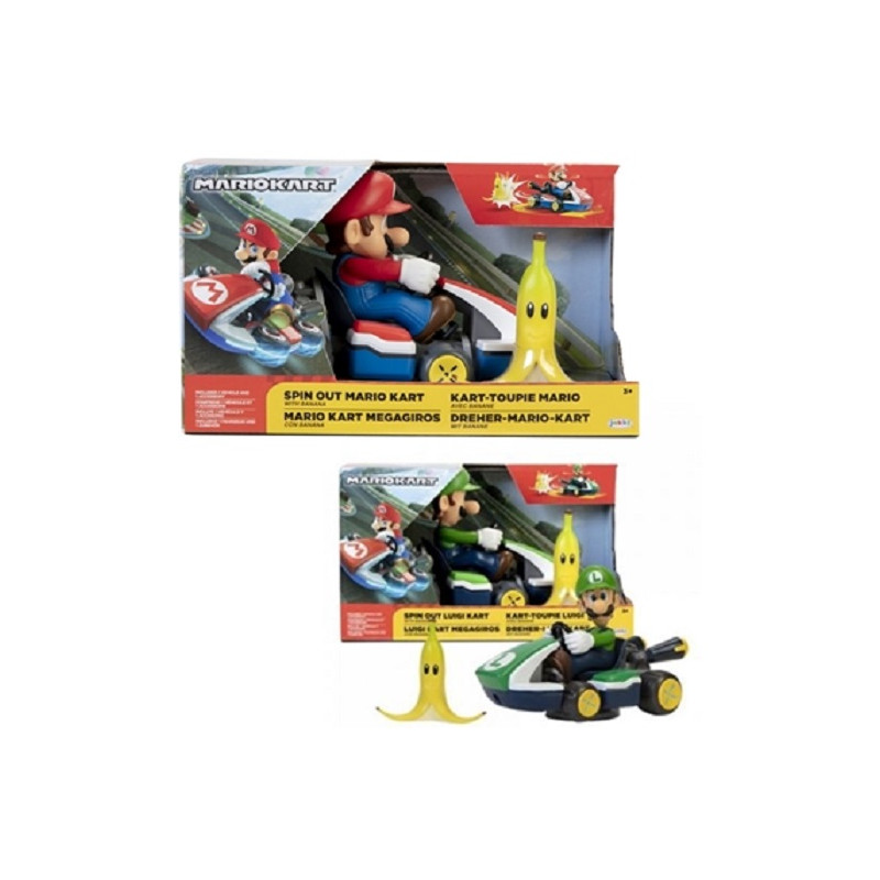 Jakks Pacific Super Mario Kart Banana Spin Out