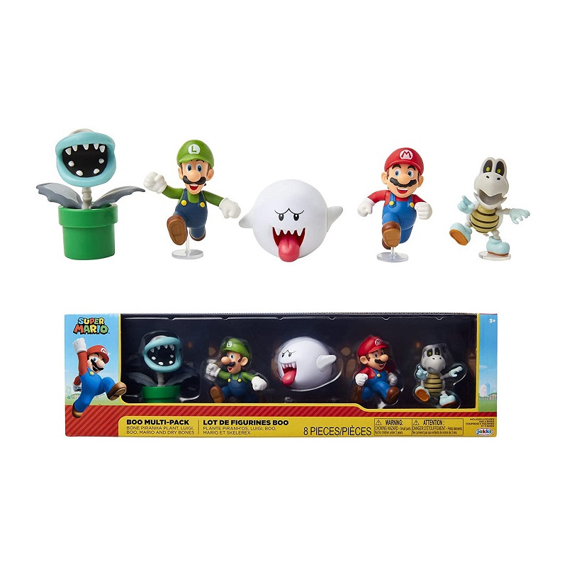 Jack Pacific Super Mario Boo & Yoshi Multipack 6 cm
