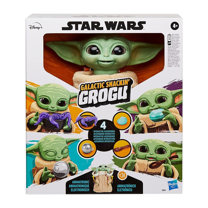 Star Wars Hasbro Grogu Golosone Galattico, The Child animatronico 28 cm