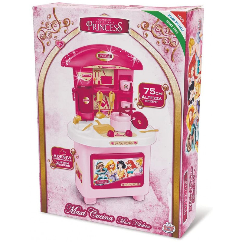 Grandi Giochi Princess Maxi Cucina con 20 Accessori 52 cm