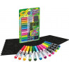 Crayola Set Ricarica Pennarelli e Stencil, da Utilizzare con Aerografo Color Spray