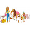 Barbie Ranch di Barbie e Chelsea Playset Giocattolo con Due Bambole Cavalli e Accessori