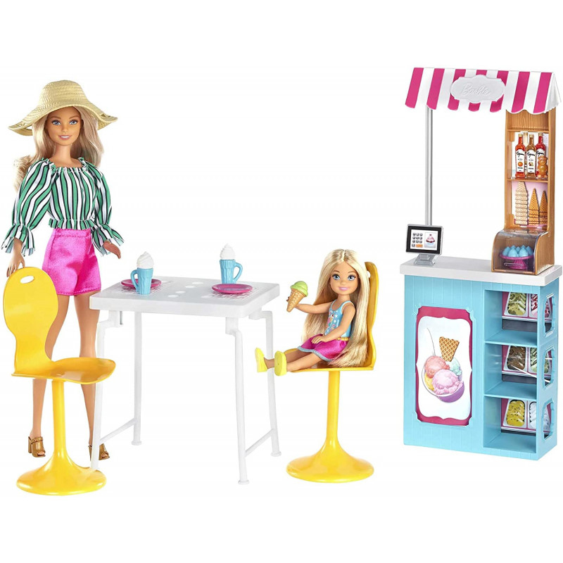 Barbie Cafe Set Bambole e Gelateria