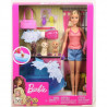 Mattel Barbie set con 3 Cuccioli Vasca e Accessori