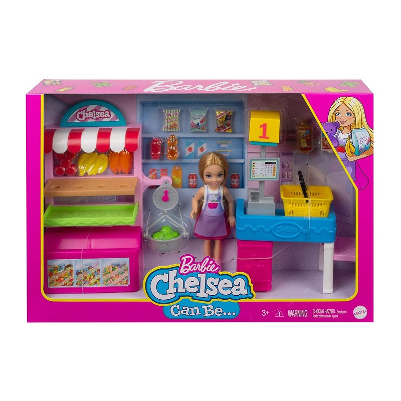 Mattel Barbie Playset Chiosco degli Snack con Bambola Chelsea