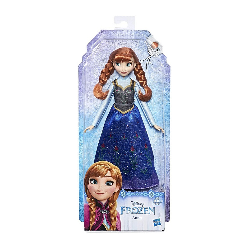 Hasbro Frozen Classic Bambola Anna