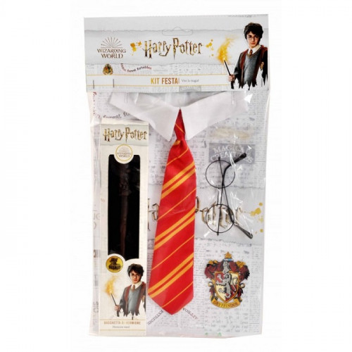Ciao Harry Potter Kit Colletto Cravatta Occhiali Bacchetta