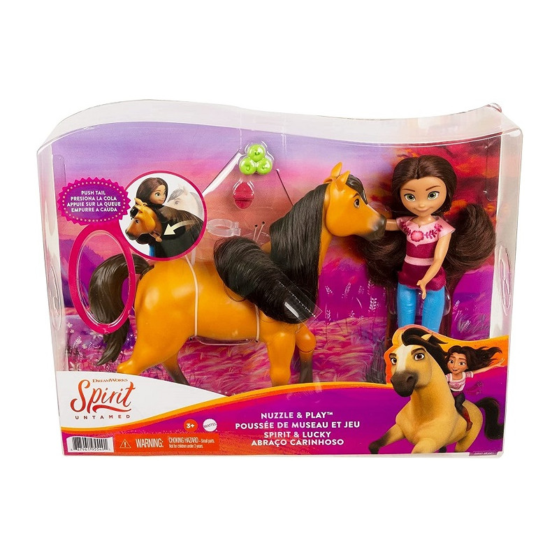 Mattel Spirit Playset Coccole e Giochi con Bambola Lucky