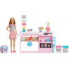 Mattel Barbie La Pasticceria Playset con Isola per Cucinare, Forno e Accessori