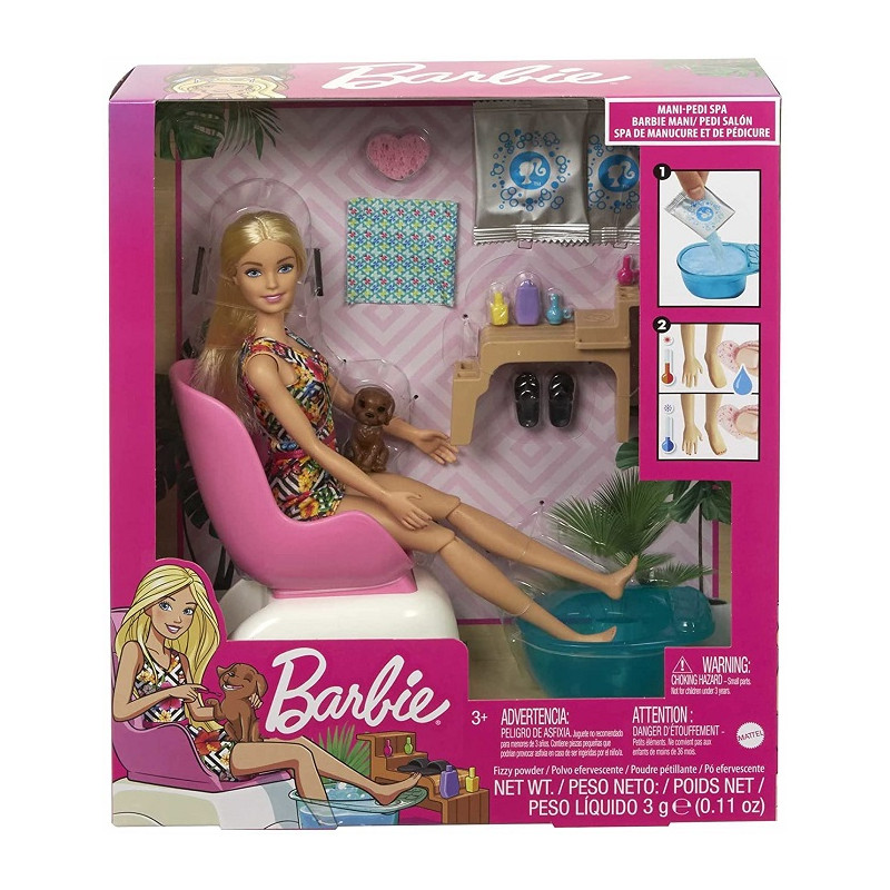 Mattel Barbie Manicure Pedicure Spa Playset