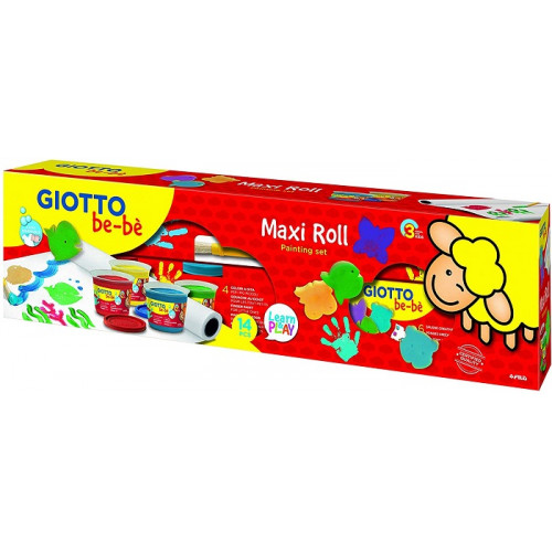 Giotto Bebe' Maxi Roll Painting Set Colori a Dita