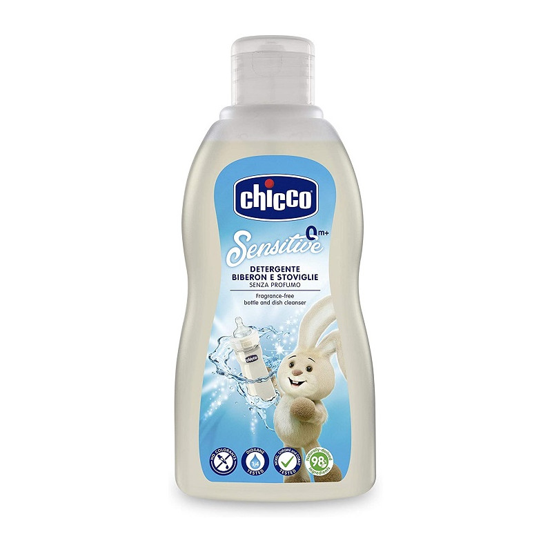 Chicco Detergente per Biberon senza Coloranti e Fragranze di Origine Naturale 300 ml
