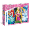 Clementoni Princess Disney Supercolor Puzzle Maxi 60 Pezzi