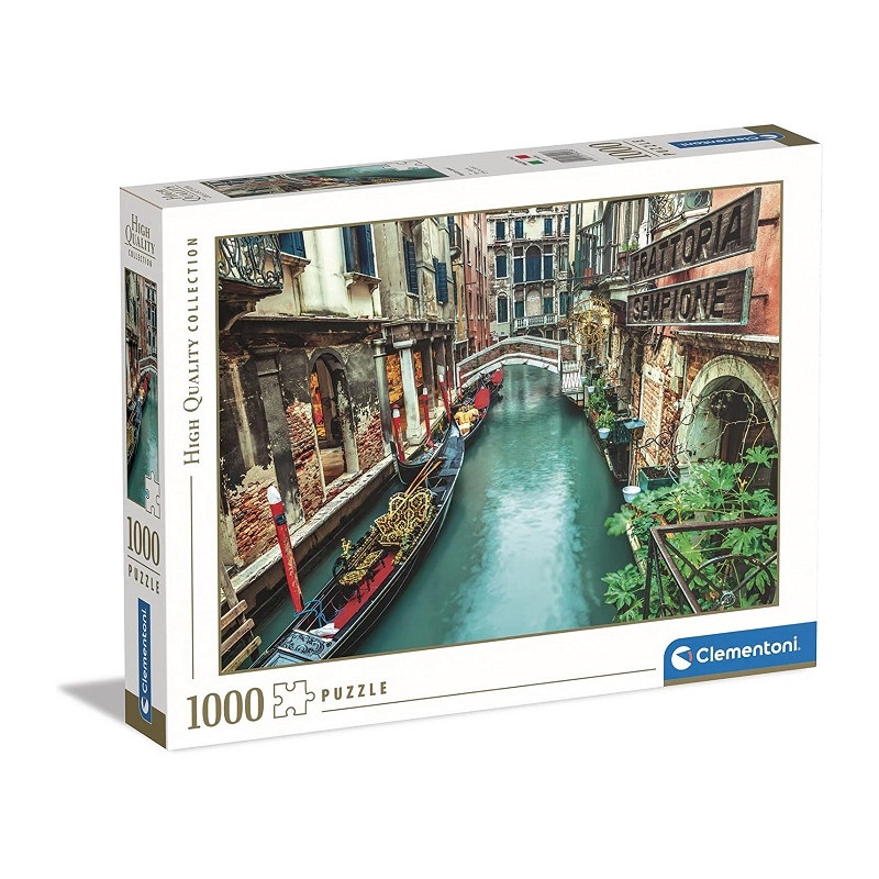 Clementoni 39458 Collection Venezia Il Canale Puzzle 1000 Pezzi