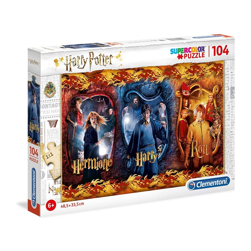 Clementoni 61885 Supercolor Puzzle Harry Potter 104 pezzi