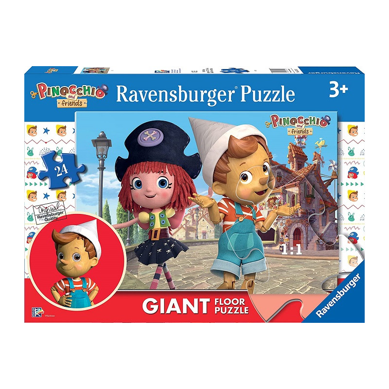 Ravensburger Puzzle Pinocchio, Puzzle 24 Giant Pavimento