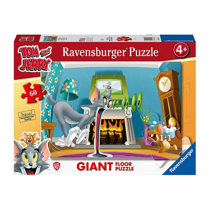 Ravensburger Tom & Jerry Puzzle, 60 Pezzi Giant