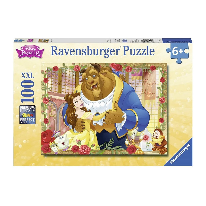 Ravensburger Puzzle Disney La Bella e la Bestia 100 pezzi XXL