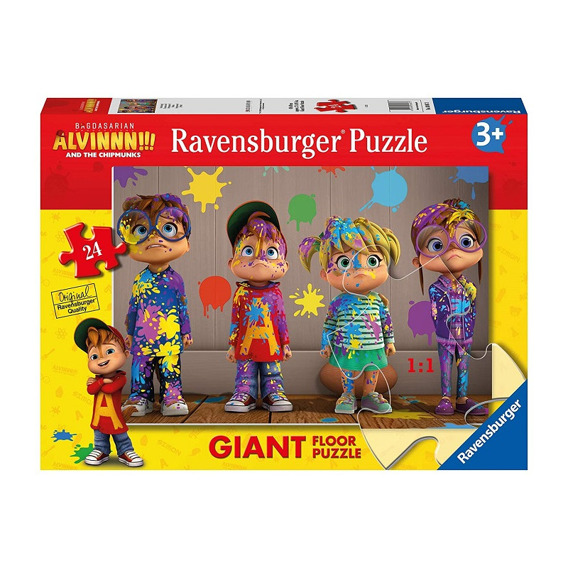 Ravensburger Alvin Puzzle 24 Pezzi Giant per Bambini Età Raccomandata 3+