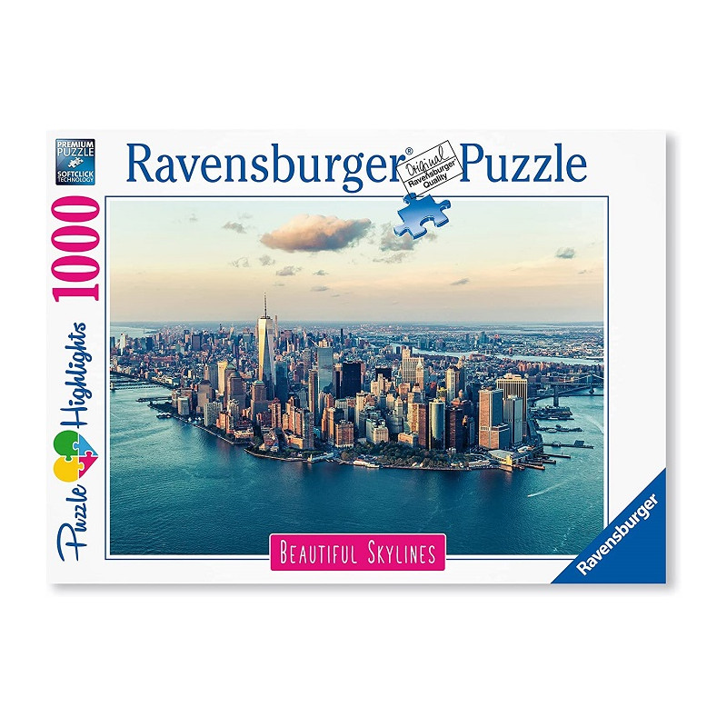 Ravensburger Puzzle 1000 Pezzi New York Collezione Skylines