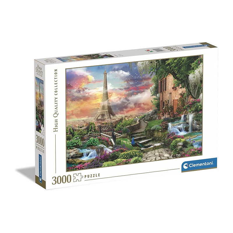Clementoni Collection-Paris Dream-3000 Made in Italy, 3000 Pezzi, paesaggi