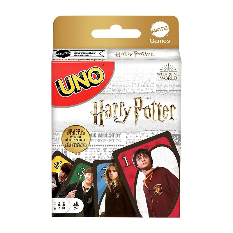Mattel Games UNO Versione Harry Potter Gioco di Carte per Famiglie