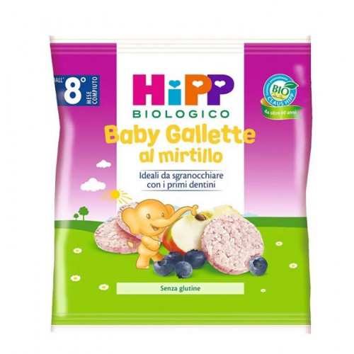 Hipp Baby Gallette al Mirtillo Offerta 3 Confezioni da 40gr