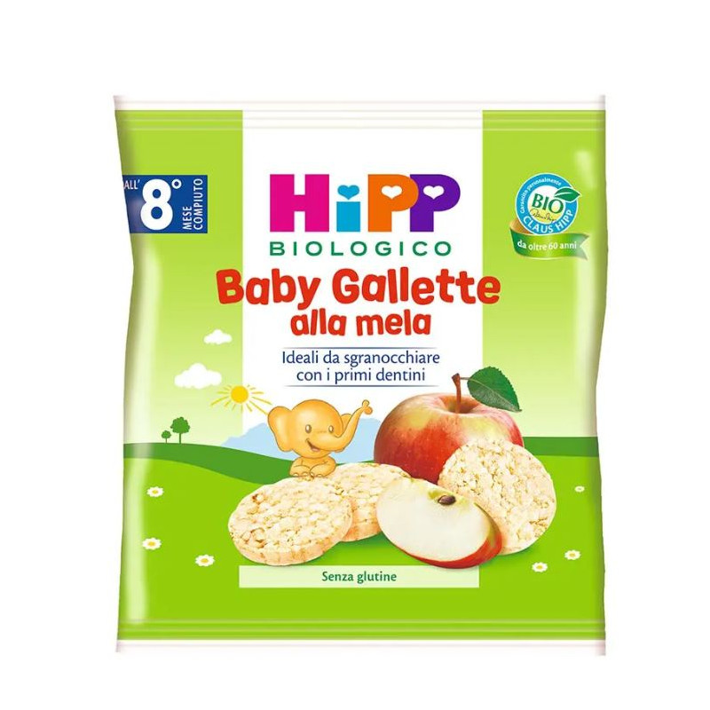 Hipp Baby Gallette Mela Offerta 3 Confezioni da 40gr