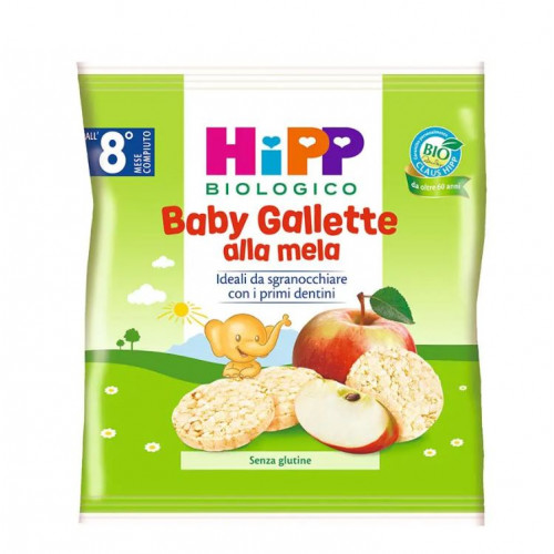 Hipp Baby Gallette Mela Offerta 3 Confezioni da 40gr