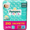 Pampers Baby Fresh Salviettine Offerta Confezione da 3x72 Pz (210 Salviettine)