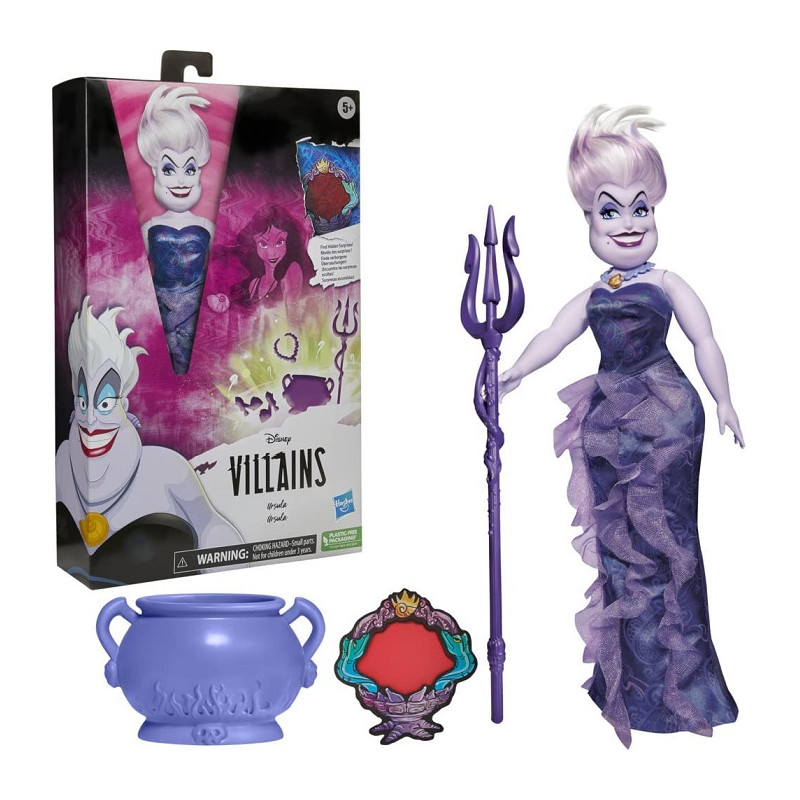 Hasbro Disney Villains - Ursula, Fashion Doll con Accessori
