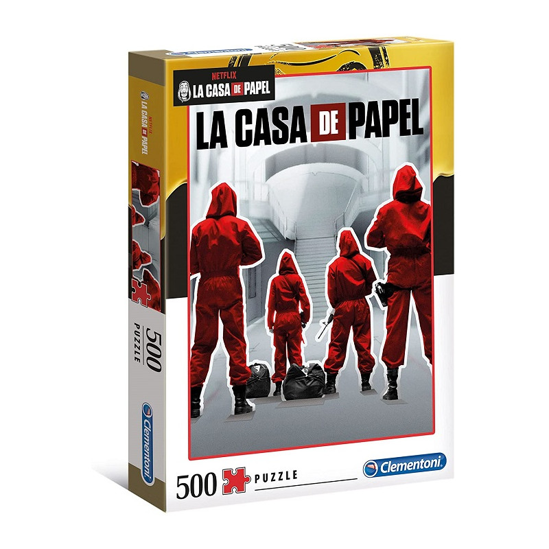 Clementoni de Papel/La casa di carta-Made in Italy-puzzle adulti 500 pezzi