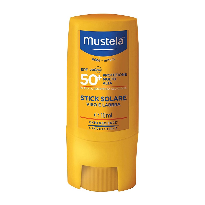 Mustela Stick Solare Viso e Labbra Protezione Molto Alta SPF 50+