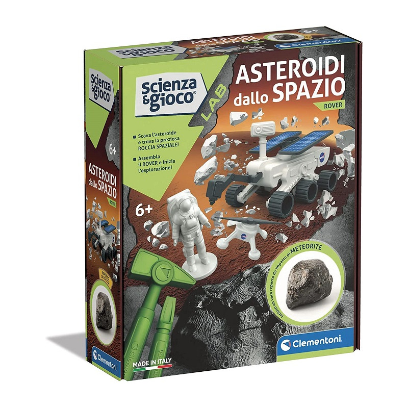 Clementoni- Scienza e Gioco Lab Spazio-Kit esplorazione-asteroide da Scavare