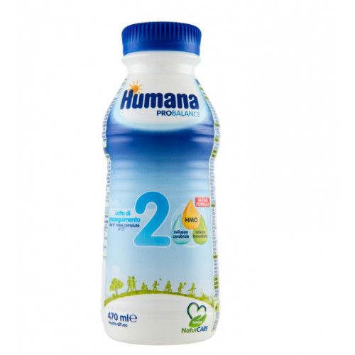 Humana 2 Liquido Latte Neonato Offerta 12 Confezioni da 470ml
