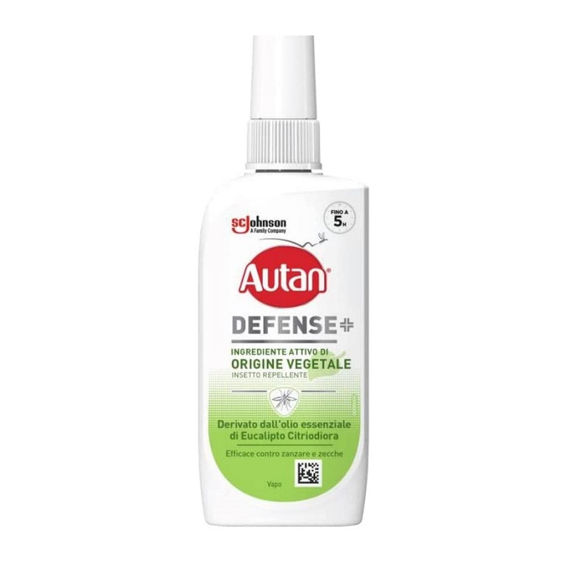 Autan Defense Plant Repellente Spray Antizanzare di Origine Vegetale 100ml