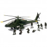 New Ray Apache Elicottero AH-64 Militare con Soldati