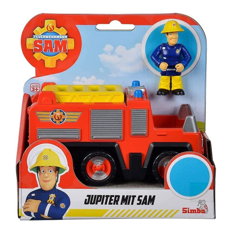 Simba Toys Sam il Pompiere camion Jupiter con Personaggio SIMBA TOY