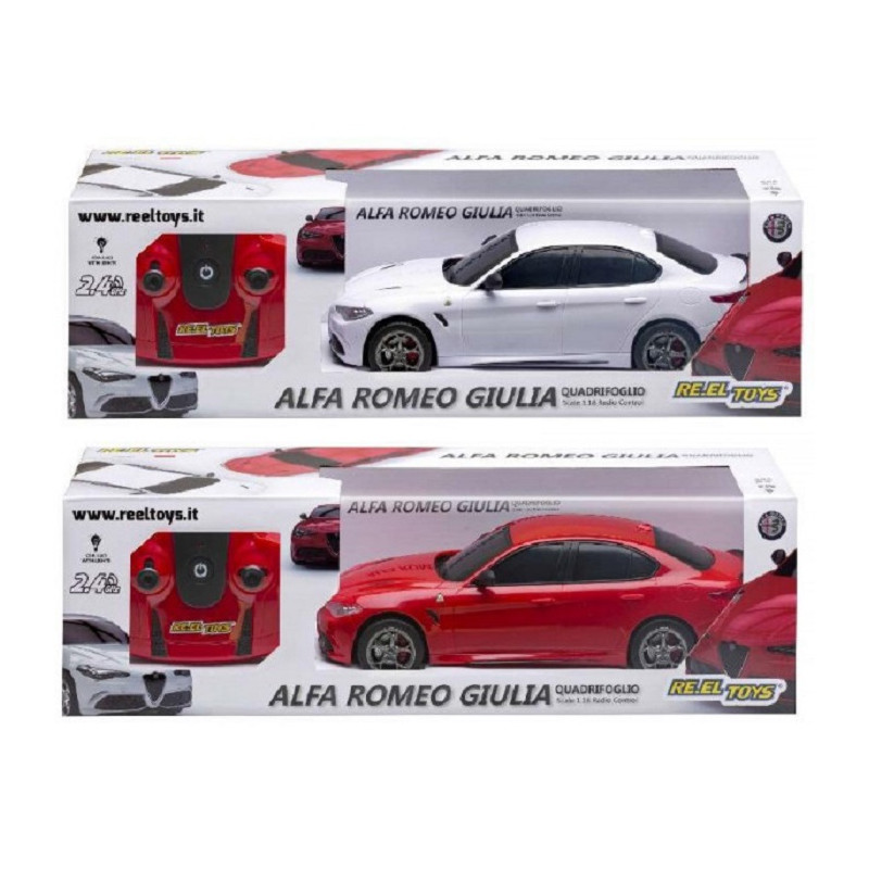 Reel Toys Alfa Romeo Giulia Quadrifoglio Auto Rc 1:18