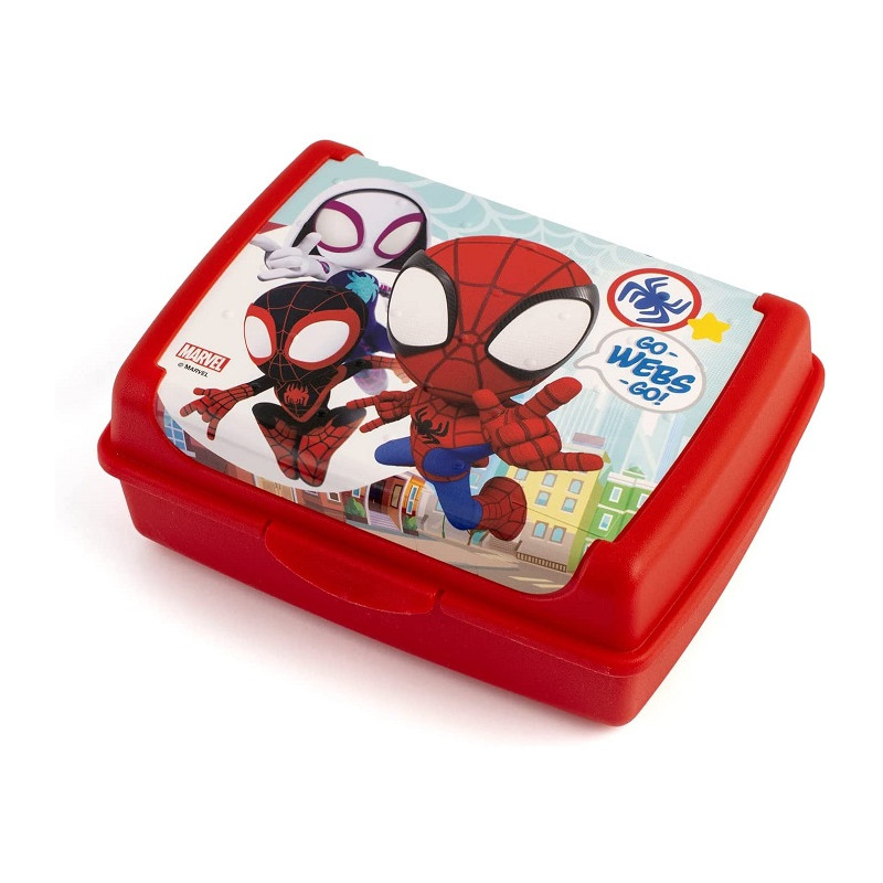 Lulabi Porta Pranzo Contenitore Spidey Spiderman Per Scuola Materna Bambino