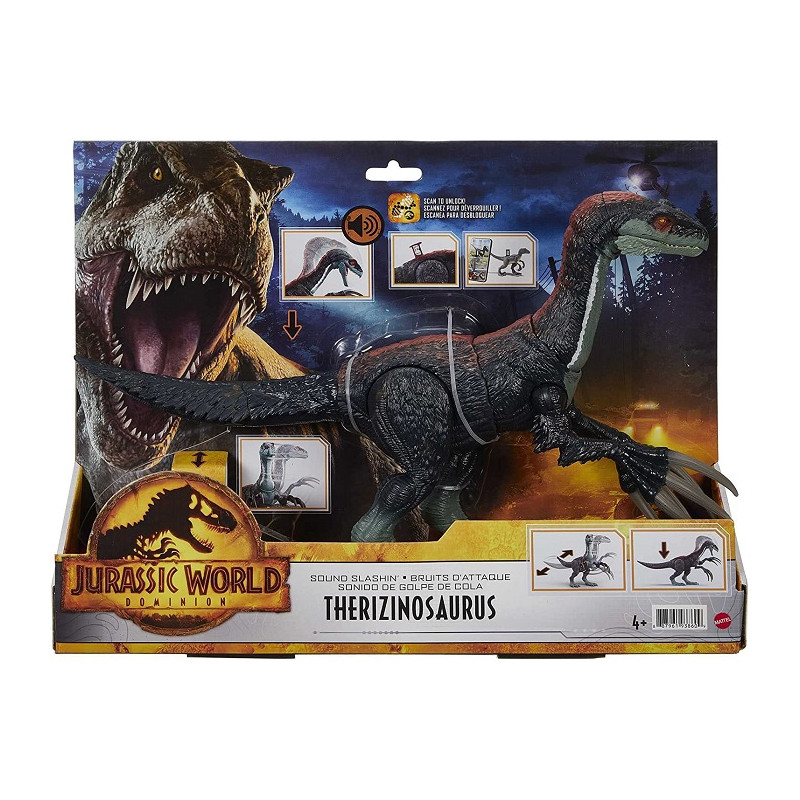 Mattel Jurassic World - Dominion Therizinosauro Attacco Tagliente