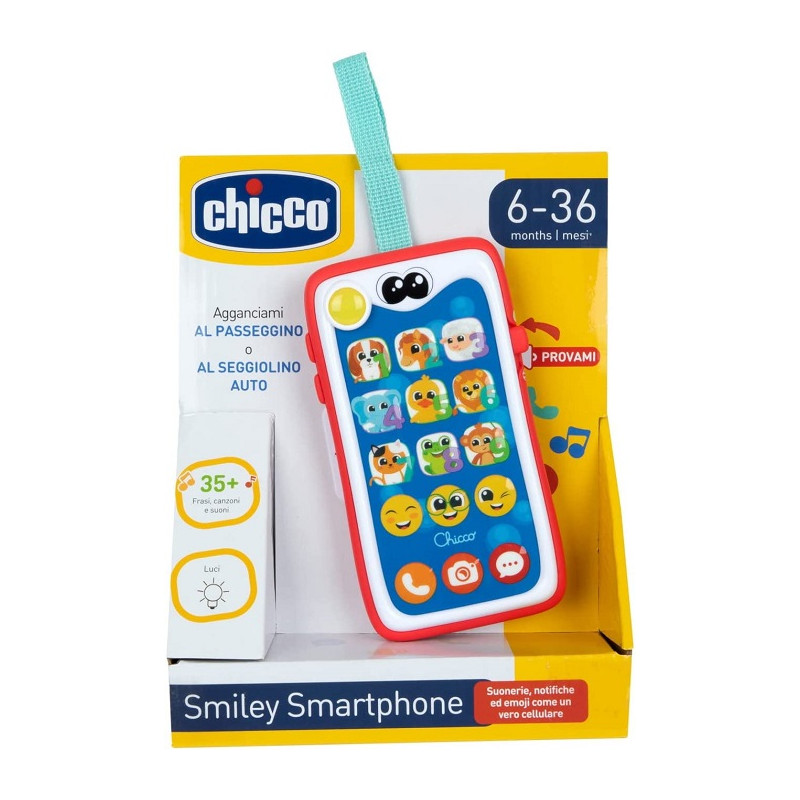 Chicco Smiley Smartphone, Gioco Educativo Interattivo ARTSANA