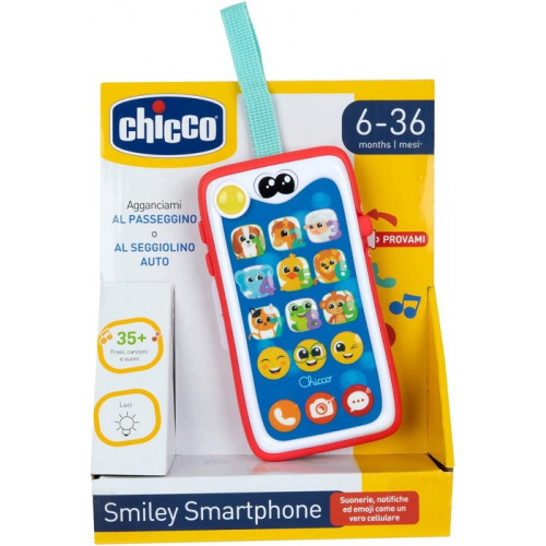 Chicco Smiley Smartphone, Gioco Educativo Interattivo