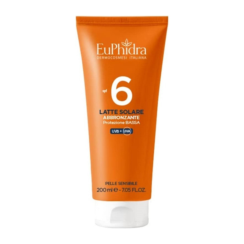 Euphidra Latte Solare Corpo Bassa Protezione 6+ Confezione da 200 ml.