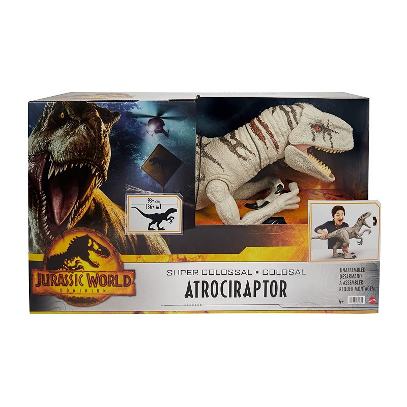 Dinosauro Jurassic World Mattel Caccia e Divora