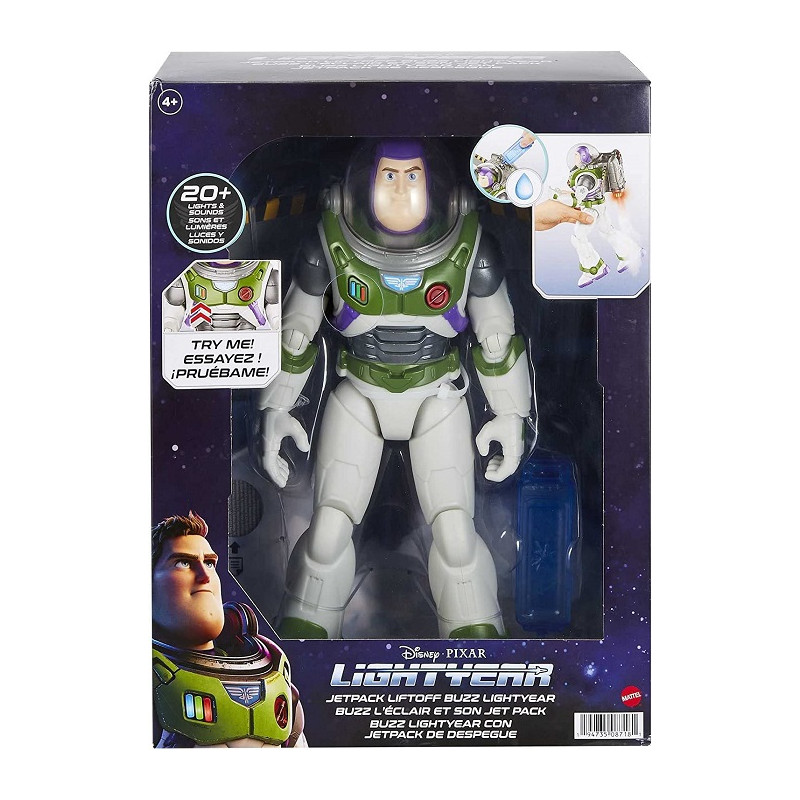 Mattel Disney Lightyear Buzz Lightyear Decollo Galattico, Personaggio Grande