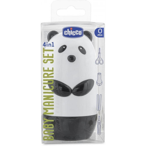 Chicco Set Baby Manicure Panda per Bambini 4 in 1