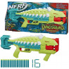 Hasbro Nerf, DinoSquad Armorstrike, blaster con tamburo rotante da 8 dardi